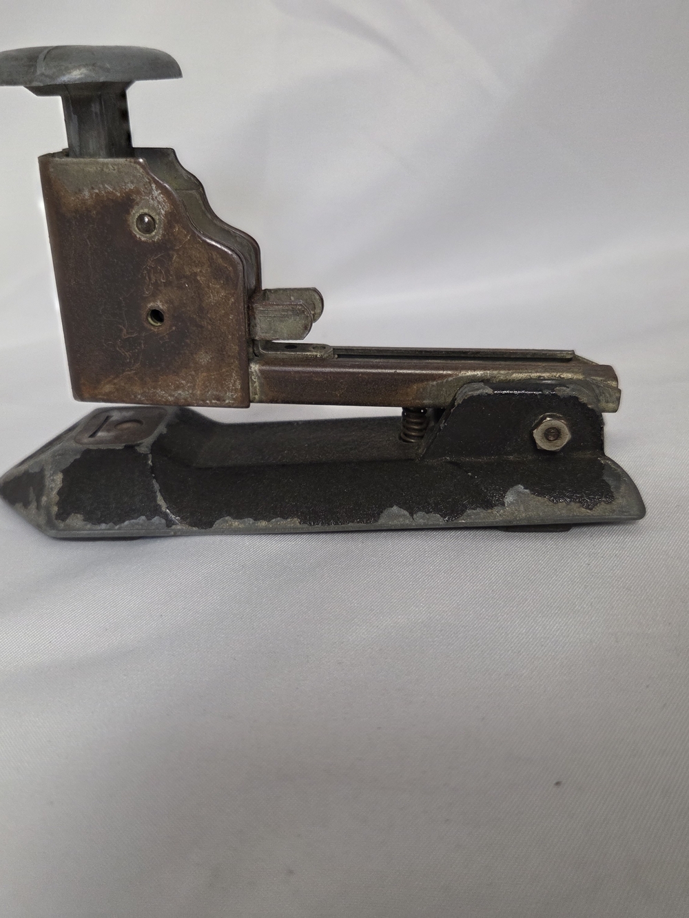 Arrow Fastener Model A-44 Stapler Vintage‎ Silver With Black Base 1930’s